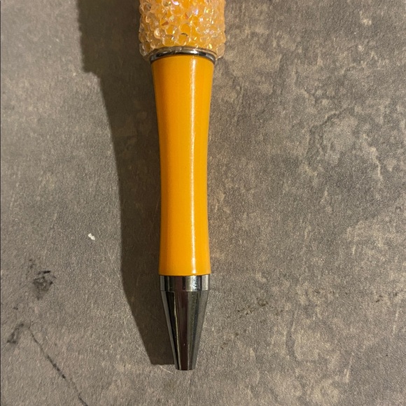 Baby Three Orange Sparkly Pen - Picture 4 of 6